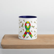 Load image into Gallery viewer, Autism Ribbons Mug with Color Inside