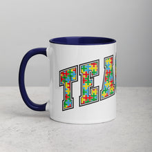 Load image into Gallery viewer, Autism Teacher Mug with Color Inside