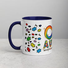 Load image into Gallery viewer, Autism Accept Understand Love Mug with Color Inside