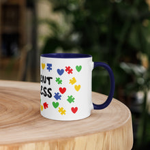 Load image into Gallery viewer, Different Not Less Autism Mug with Color Inside