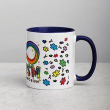 Load image into Gallery viewer, Autism Accept Understand Love Mug with Color Inside