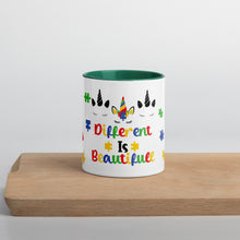 Load image into Gallery viewer, Autism Unicorn Mug with Color Inside