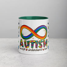 Load image into Gallery viewer, Autism Accept Understand Love Mug with Color Inside
