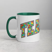 Load image into Gallery viewer, Autism Teacher Mug with Color Inside