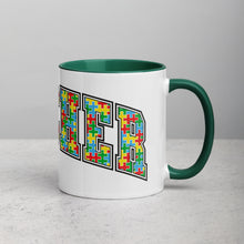 Load image into Gallery viewer, Autism Teacher Mug with Color Inside