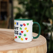 Load image into Gallery viewer, Different Not Less Autism Mug with Color Inside