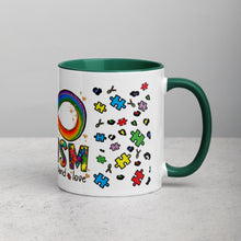Load image into Gallery viewer, Autism Accept Understand Love Mug with Color Inside