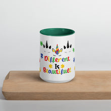 Load image into Gallery viewer, Autism Unicorn Mug with Color Inside