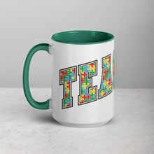 Load image into Gallery viewer, Autism Teacher Mug with Color Inside