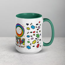 Load image into Gallery viewer, Autism Accept Understand Love Mug with Color Inside