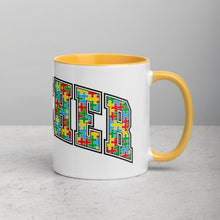 Load image into Gallery viewer, Autism Teacher Mug with Color Inside
