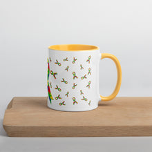 Load image into Gallery viewer, Autism Ribbons Mug with Color Inside