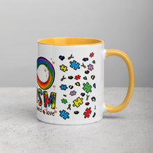Load image into Gallery viewer, Autism Accept Understand Love Mug with Color Inside