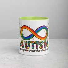 Load image into Gallery viewer, Autism Accept Understand Love Mug with Color Inside