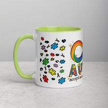 Load image into Gallery viewer, Autism Accept Understand Love Mug with Color Inside