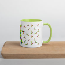 Load image into Gallery viewer, Autism Ribbons Mug with Color Inside