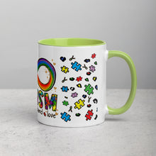 Load image into Gallery viewer, Autism Accept Understand Love Mug with Color Inside