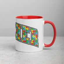 Load image into Gallery viewer, Autism Teacher Mug with Color Inside