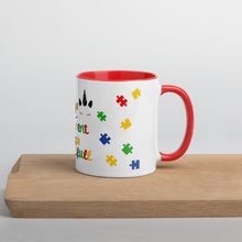 Load image into Gallery viewer, Autism Unicorn Mug with Color Inside