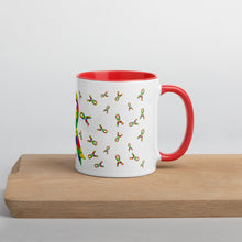 Load image into Gallery viewer, Autism Ribbons Mug with Color Inside