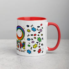 Load image into Gallery viewer, Autism Accept Understand Love Mug with Color Inside