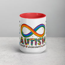 Load image into Gallery viewer, Autism Accept Understand Love Mug with Color Inside