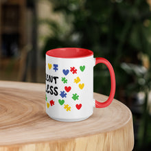 Load image into Gallery viewer, Different Not Less Autism Mug with Color Inside