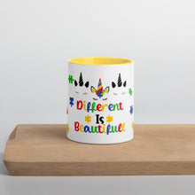 Load image into Gallery viewer, Autism Unicorn Mug with Color Inside