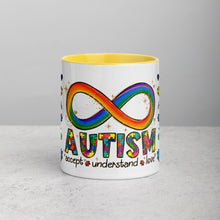 Load image into Gallery viewer, Autism Accept Understand Love Mug with Color Inside