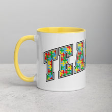 Load image into Gallery viewer, Autism Teacher Mug with Color Inside
