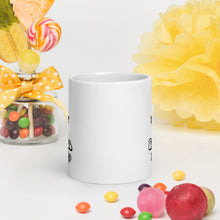 Load image into Gallery viewer, Start Each Day With A Grateful Heart (Retro Text) White glossy mug