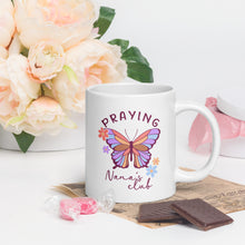 Load image into Gallery viewer, Praying Nana's Club White glossy mug