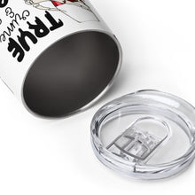 Load image into Gallery viewer, True Crime and a Glass of Wine - Wine tumbler