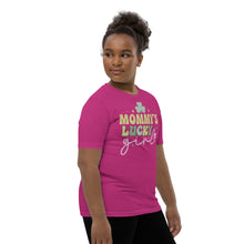 Load image into Gallery viewer, Mommy's Lucky Girl Youth Short Sleeve T-Shirt