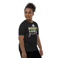 Load image into Gallery viewer, Mommy's Lucky Girl Youth Short Sleeve T-Shirt
