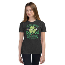 Load image into Gallery viewer, I'm The Cutest Clover In The Patch Youth Short Sleeve T-Shirt