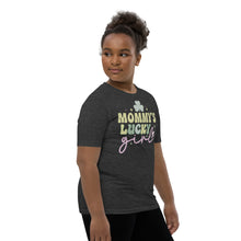 Load image into Gallery viewer, Mommy's Lucky Girl Youth Short Sleeve T-Shirt