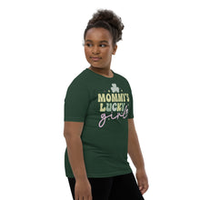 Load image into Gallery viewer, Mommy's Lucky Girl Youth Short Sleeve T-Shirt