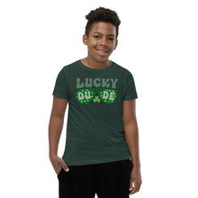 Load image into Gallery viewer, Lucky Dude Youth Short Sleeve T-Shirt