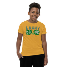 Load image into Gallery viewer, Lucky Dude Youth Short Sleeve T-Shirt