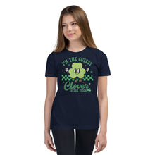 Load image into Gallery viewer, I'm The Cutest Clover In The Patch Youth Short Sleeve T-Shirt