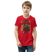 Load image into Gallery viewer, Happy St Pat-Rex Day Youth Short Sleeve T-Shirt