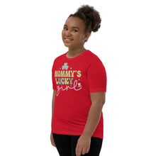 Load image into Gallery viewer, Mommy's Lucky Girl Youth Short Sleeve T-Shirt