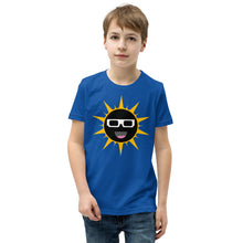 Load image into Gallery viewer, Eclipse Sun With Glasses Youth Short Sleeve T-Shirt