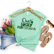Load image into Gallery viewer, One Lucky Fur Mama Tee