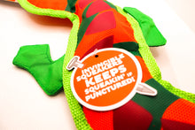 Load image into Gallery viewer, Invincibles No Stuffing Chew Toys - Fire Biterz Lizard