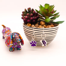 Load image into Gallery viewer, Glitter Paw Earrings