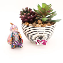 Load image into Gallery viewer, Glitter Paw Earrings