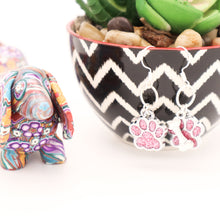 Load image into Gallery viewer, Glitter Paw Earrings