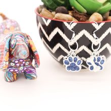 Load image into Gallery viewer, Glitter Paw Earrings